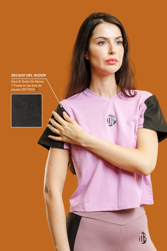 Camiseta advance Drypadel blush