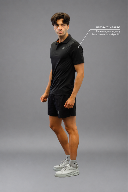Polo Drygame Clásico Negro