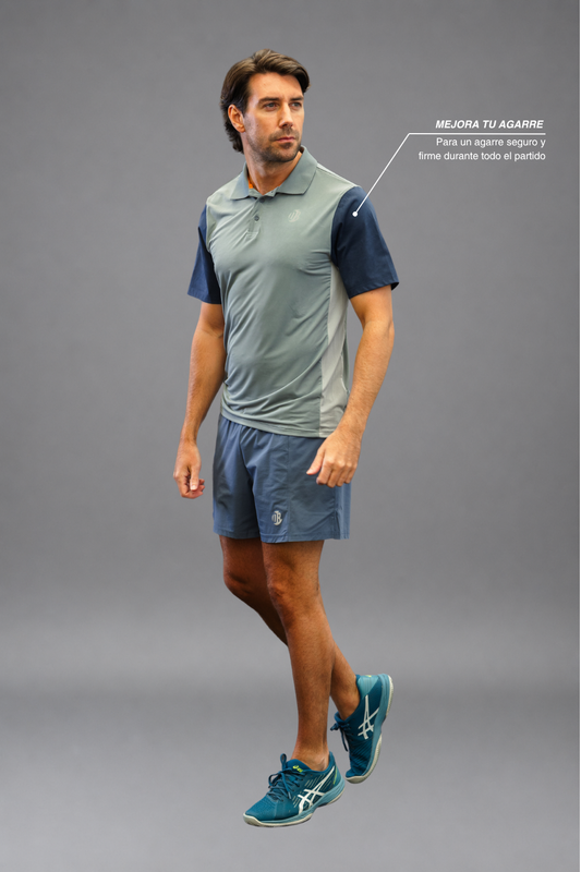 Polo Drygame Clásico Azul