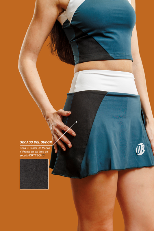 Falda Prodry navy clasica