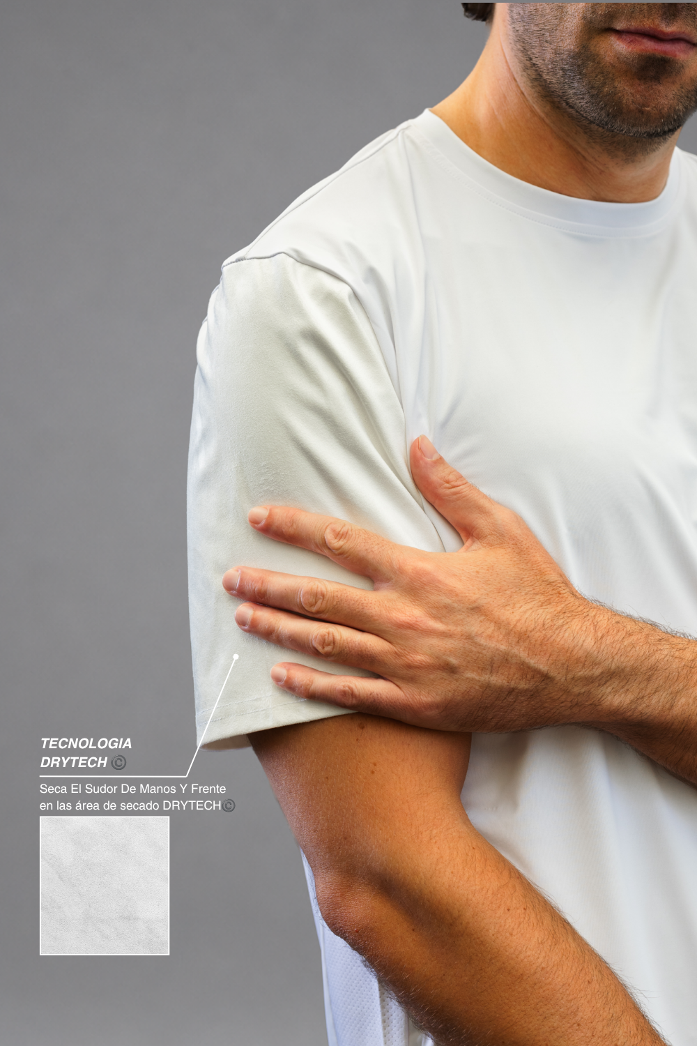 Camiseta Dryplay Clásica Blanco