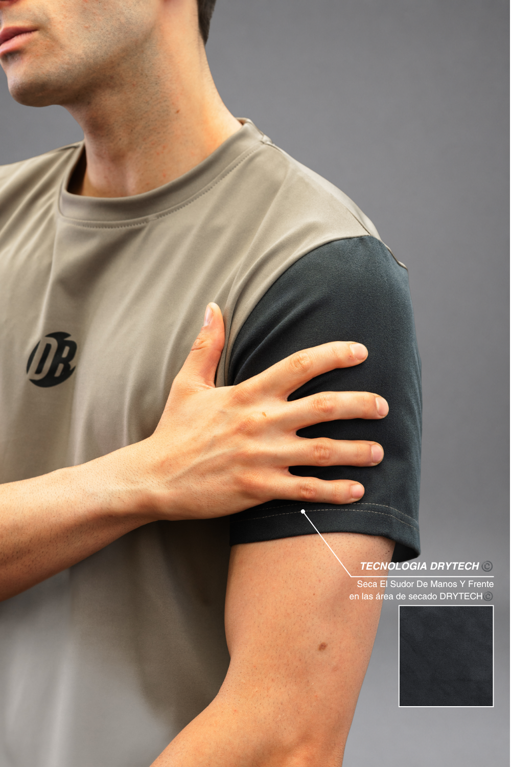 Camiseta Dryplay Advance Coffee