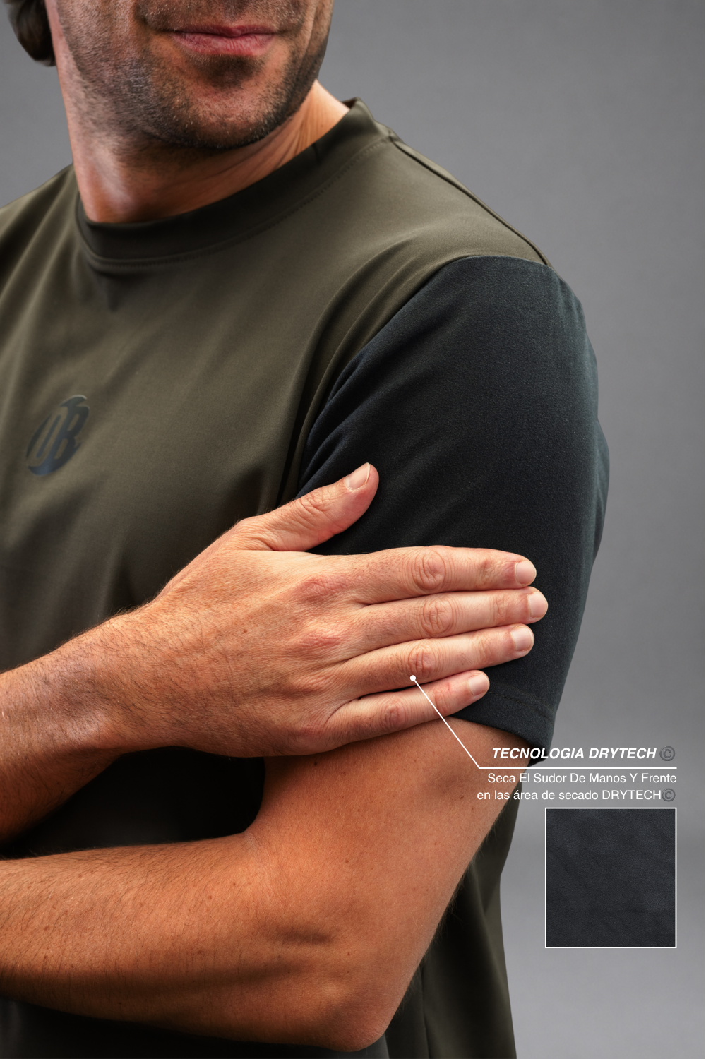 Camiseta Dryplay Advance Olive